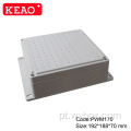 Caixa de abs de gabinete eletrônico de plástico caixa de gabinete de montagem em parede de eletrônicos de plástico PWM170 com tamanho 192 * 188 * 70 mm